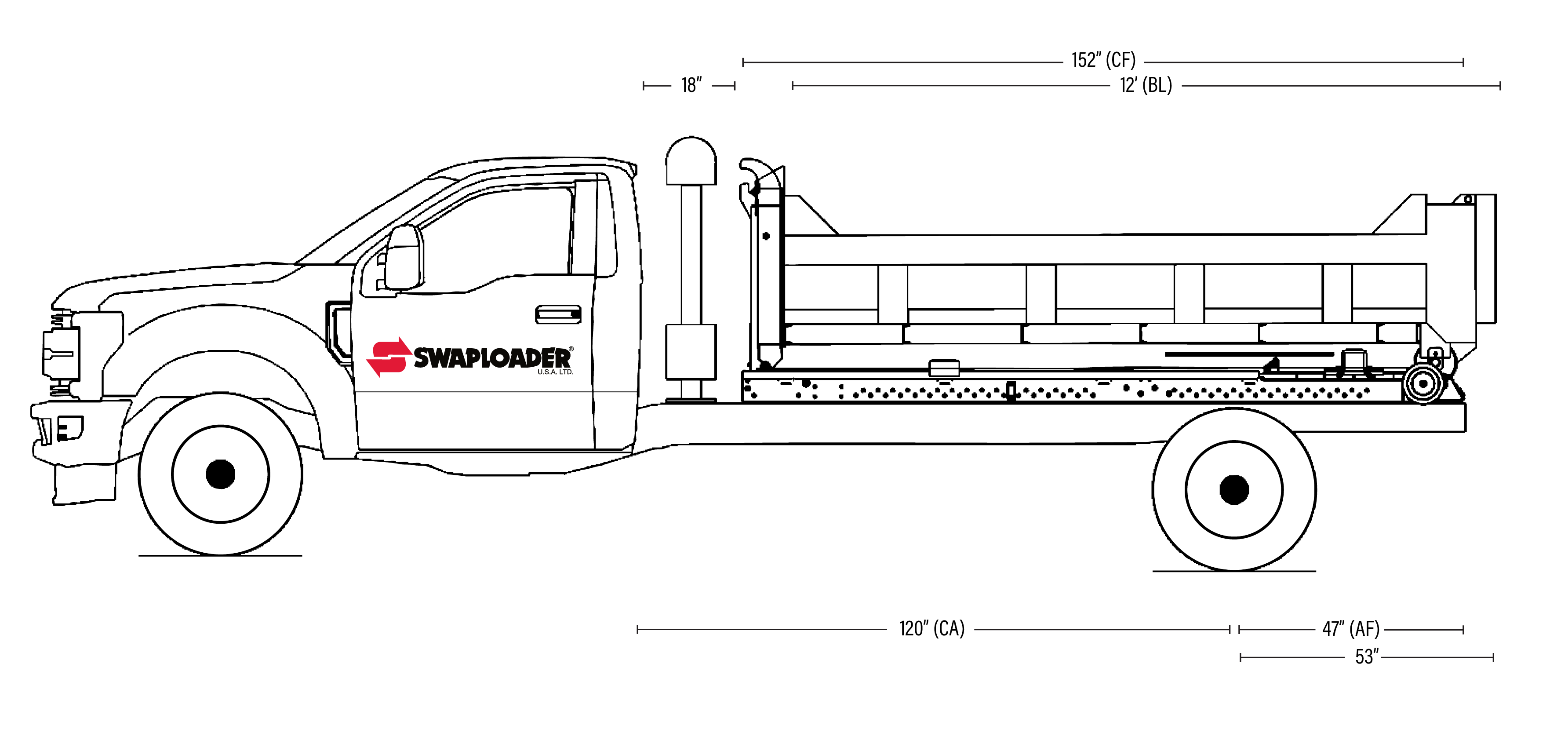 Typical Truck Drawings SwapLoader SL 112